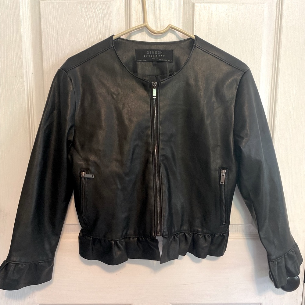 Faux Leather Jacket (New!)